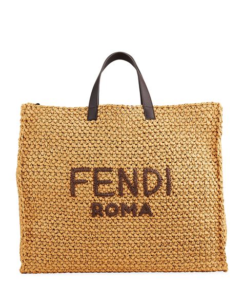 fendi roma raffia bag|hand held raffia bags.